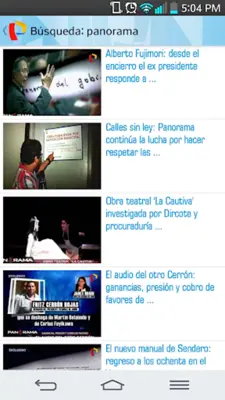 Panamericana Televisión android App screenshot 4